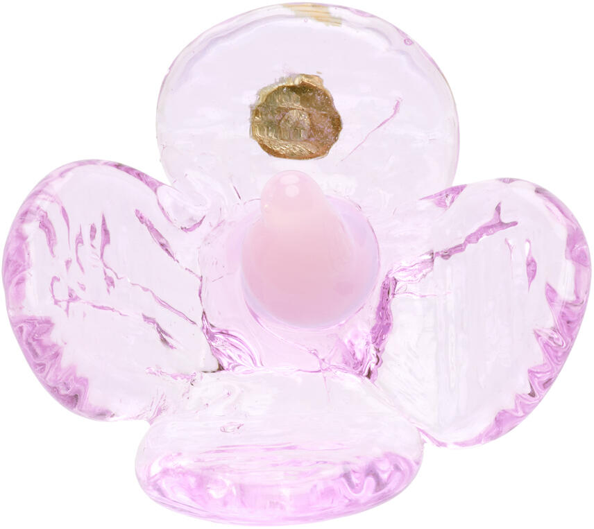 LEVENS JEWELS Purple & Pink Flor Glass Single Earring Cover