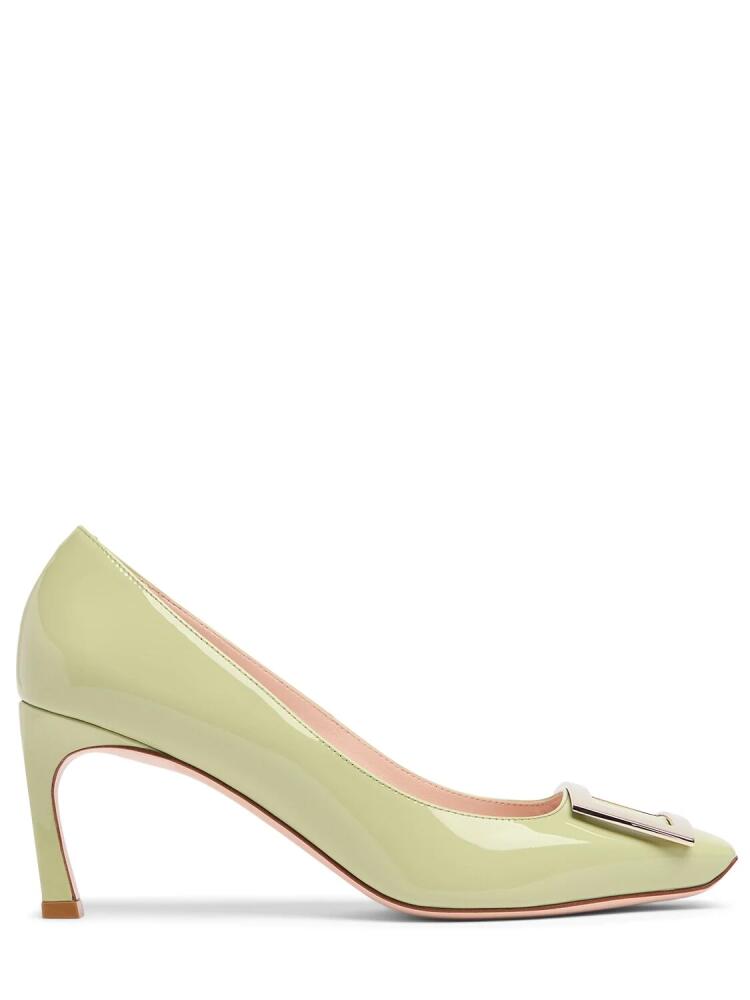 ROGER VIVIER 70mm Trompette Patent Leather Pumps Cover