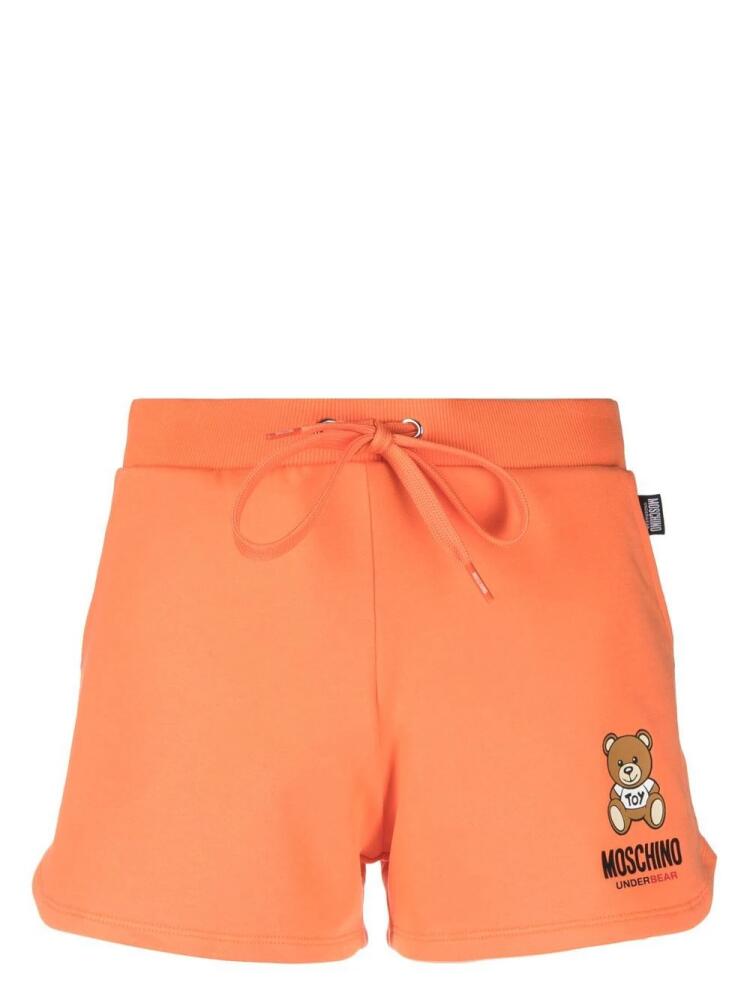 Moschino Teddy Bear-print lounge shorts - Orange Cover