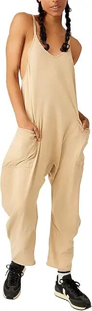 FP Movement Hot Shot Onesie (Sesame) Women's Dress Pants Cover