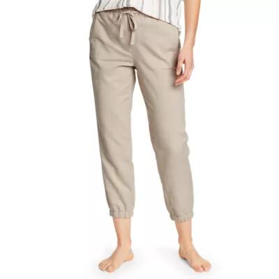 Eddie Bauer Women's Linen Pull-On Jogger Pants Cover