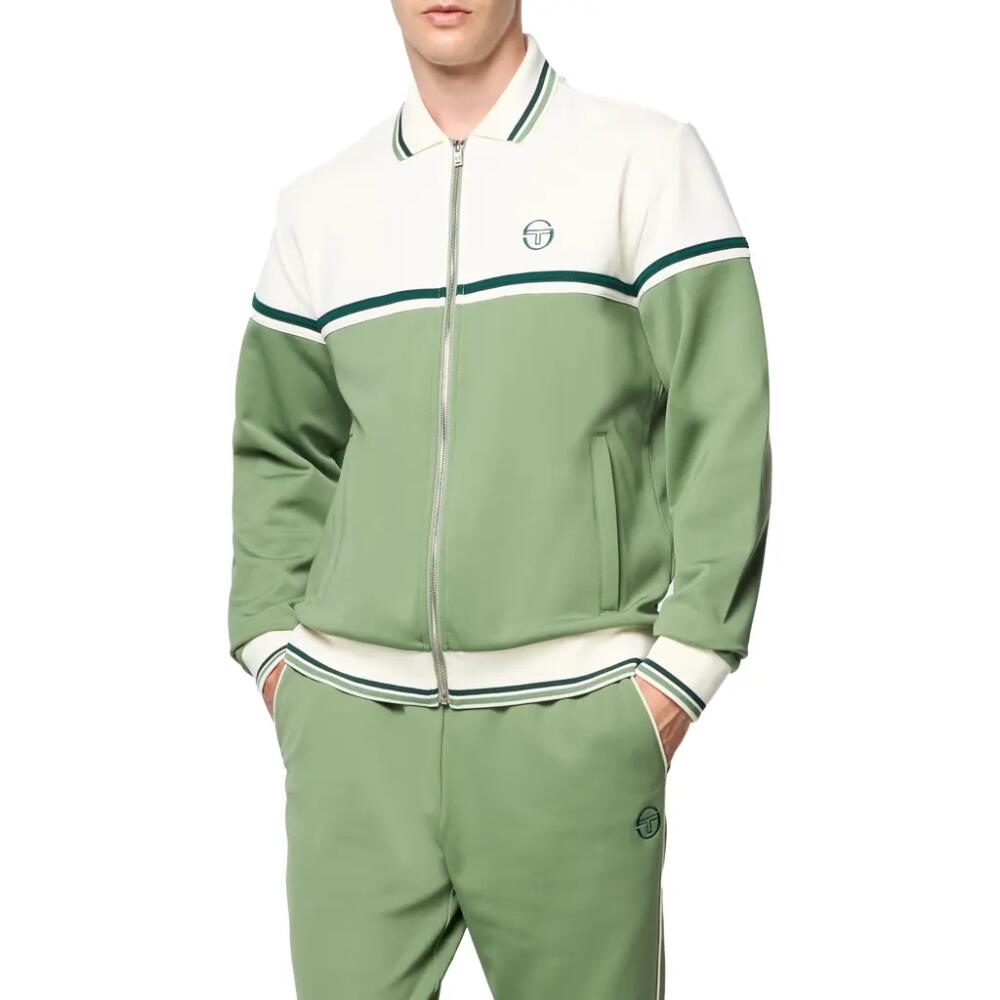 Sergio Tacchini Olmi Track Jacket in Hedge Green Cover