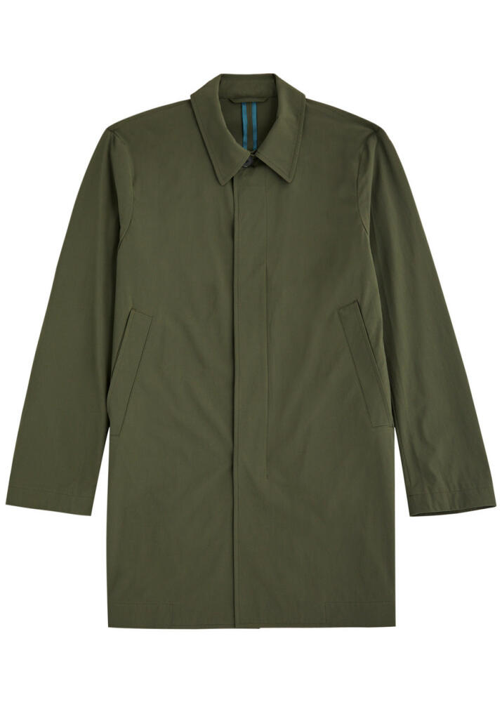 Paul Smith Stretch-nylon Coat - Khaki Cover