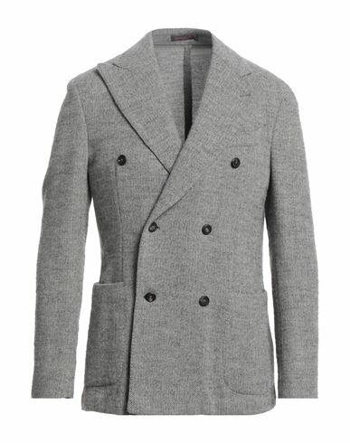 The Gigi Man Blazer Grey Wool Cover