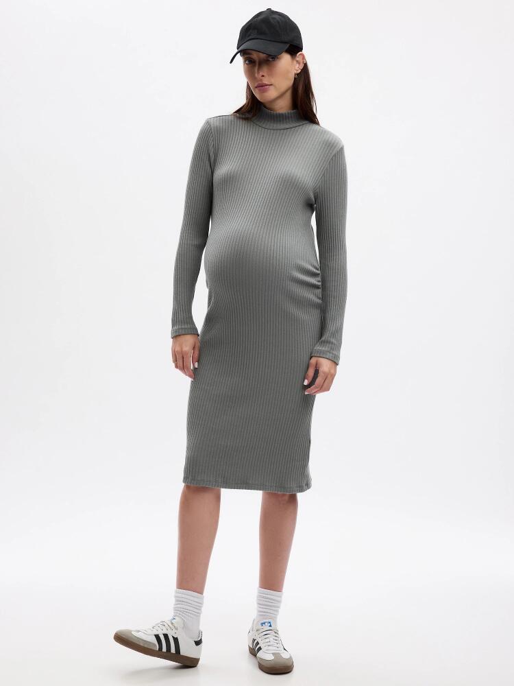 Gap Maternity Rib Midi Sweater Dress Cover