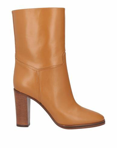 Victoria Beckham Woman Ankle boots Camel Soft Leather Cover