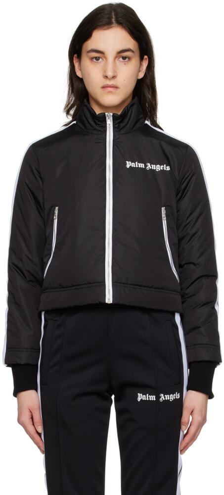 Palm Angels Black Insulated Jacket Cover