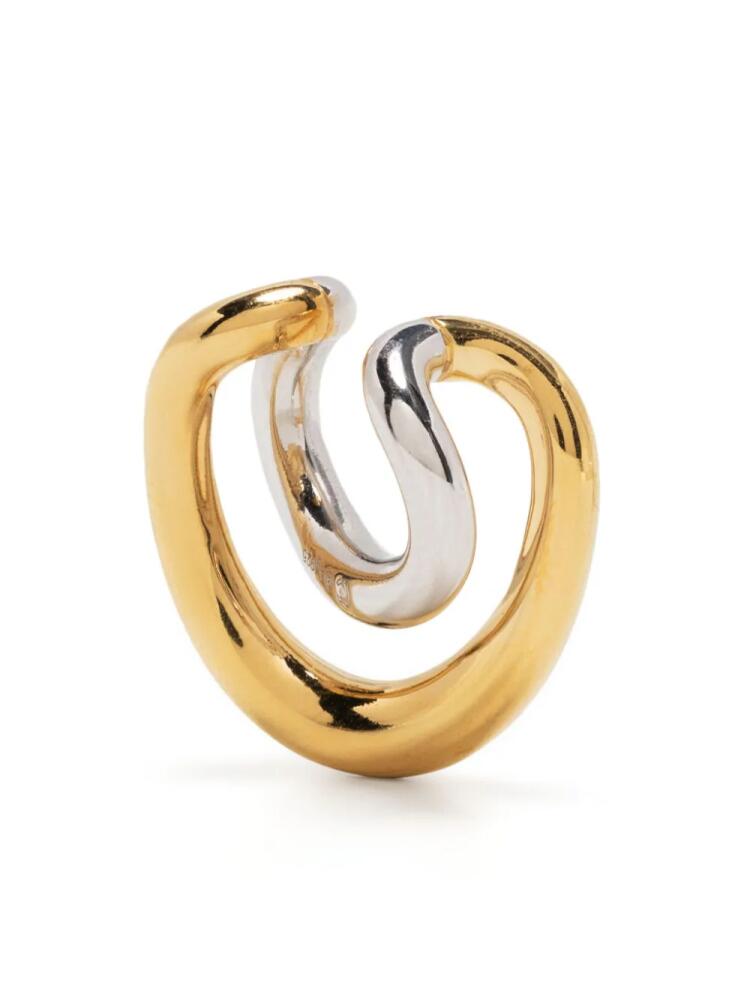 Charlotte Chesnais Initial two-tone ear cuff - Gold Cover