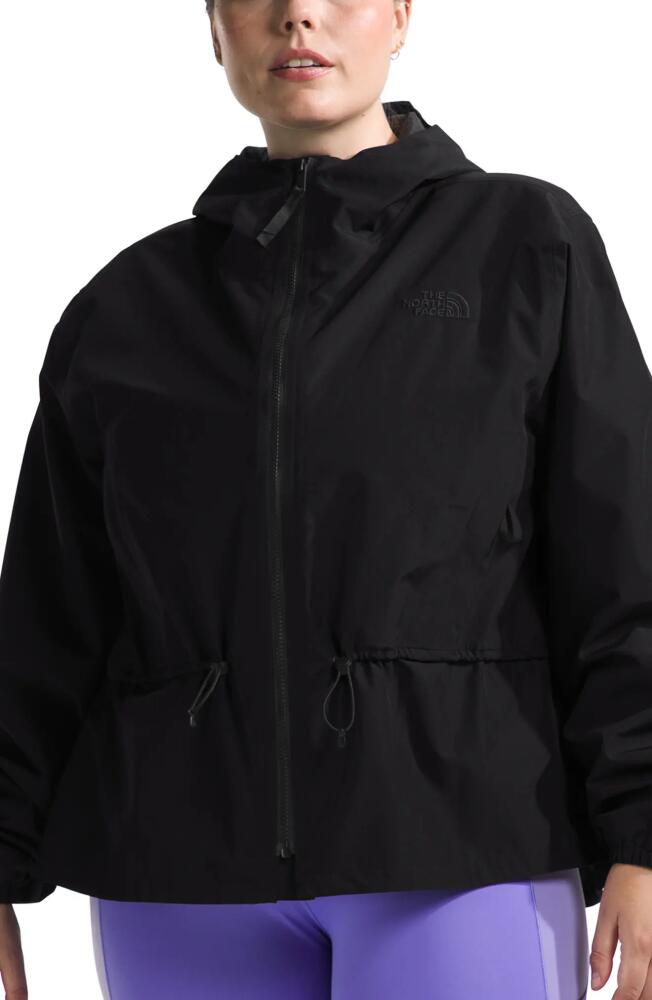 The North Face Daybreak Waterproof Hooded Rain Jacket in Tnf Black Cover