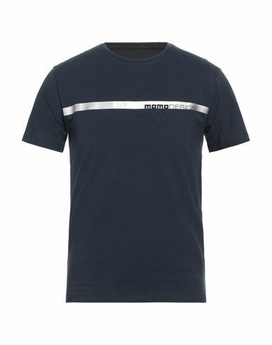 Momo Design Man T-shirt Navy blue Cotton, Elastane Cover