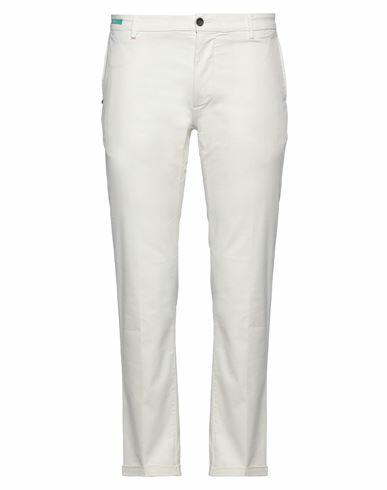 Re_hash Man Pants Off white Cotton, Lyocell, Elastane Cover