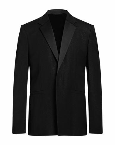 Givenchy Man Blazer Black Wool, Polyester, Silk Cover