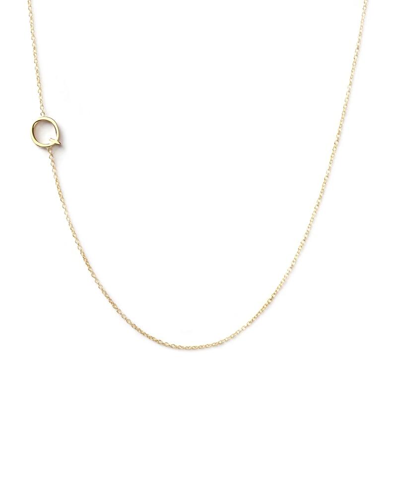 Maya Brenner Designs 14k Yellow Gold Mini Letter Necklace Cover