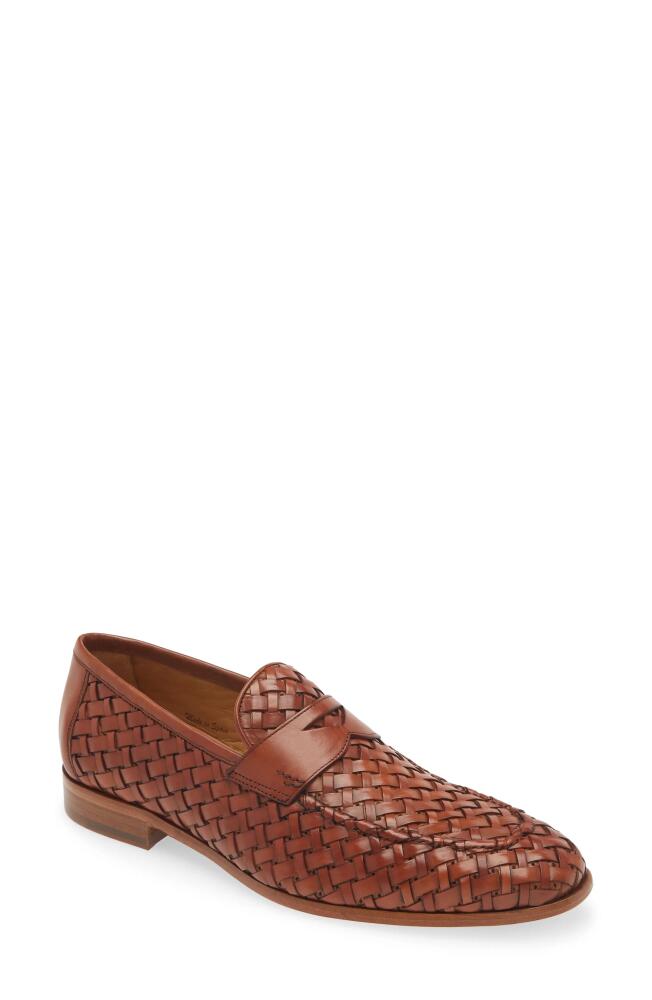 Mezlan Solomeo Penny Loafer in Cognac Cover