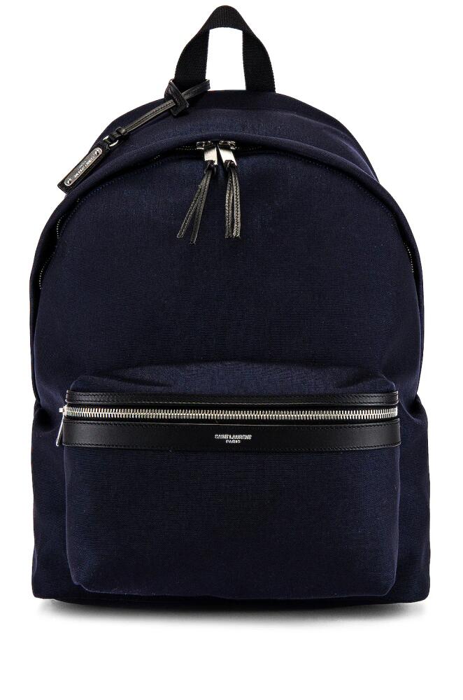 Saint Laurent City Backpack in Black Cover