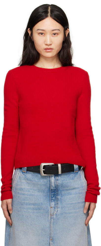 KHAITE Red 'The Diletta' Sweater Cover