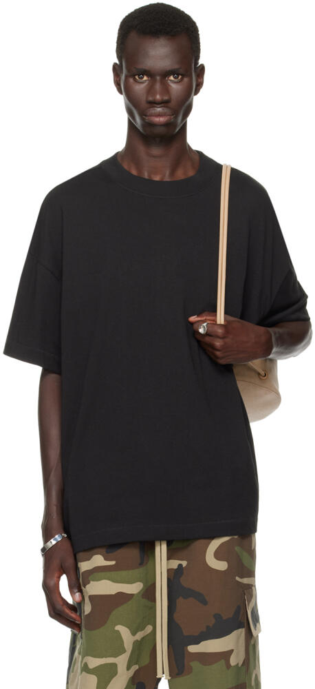 Fear of God ESSENTIALS Three-Pack Black Essentials T-Shirts Cover