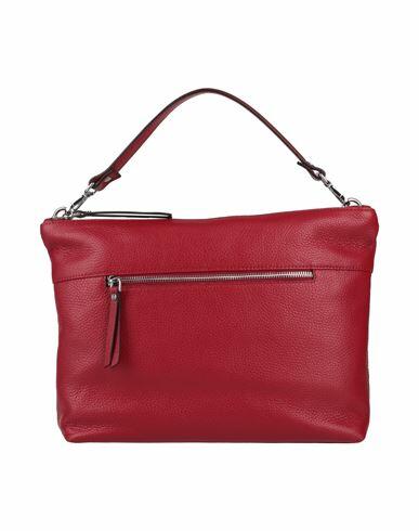 Gianni Notaro Woman Handbag Brick red Soft Leather Cover