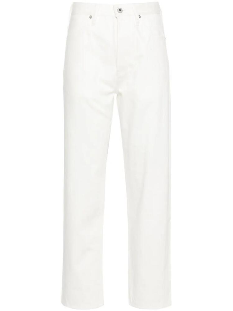 Jil Sander mid-rise straight jeans - White Cover