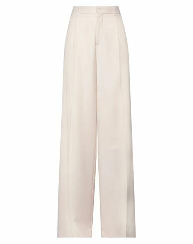 Amiri Woman Pants Beige Wool Cover