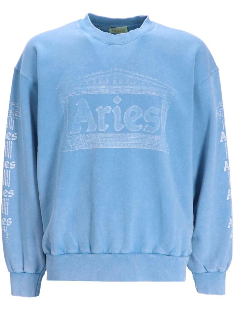 Aries Aged Ancient Column sweatshirt - Blue Cover