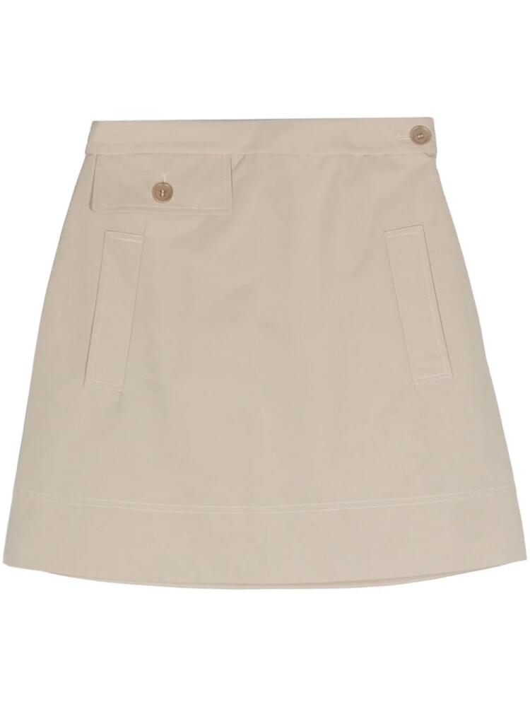 ASPESI A-line mini skirt - Neutrals Cover