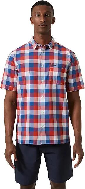 Helly Hansen Fjord Quick Dry Short Sleeve Shirt 2.0 (Red) Men's Clothing Cover