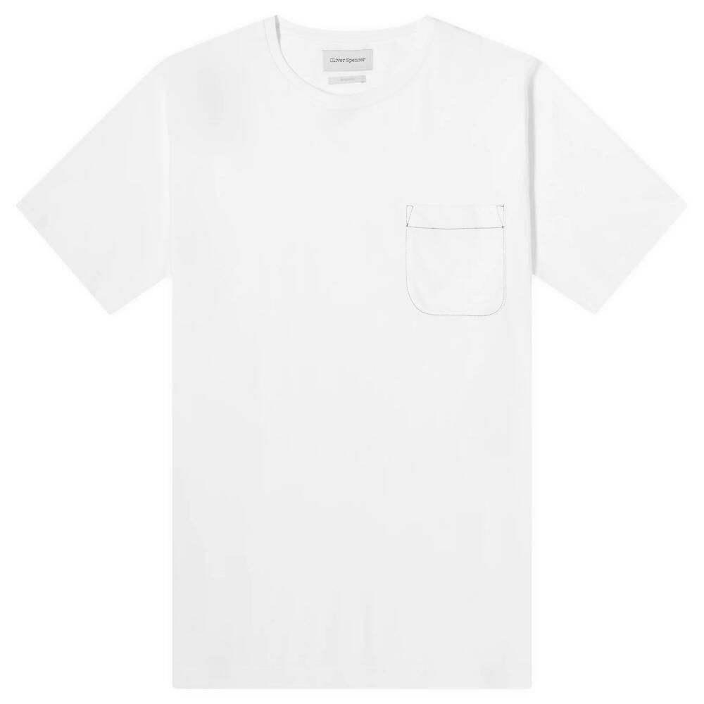 Oliver Spencer Men's Oli's T-Shirt in White Cover