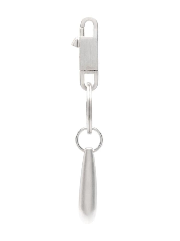 Rick Owens Teardrop logo-engraved keyring - Silver Cover