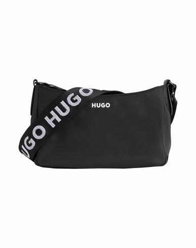 Hugo Woman Shoulder bag Black Recycled polyester Cover