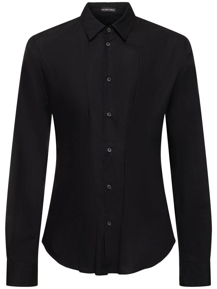 ANN DEMEULEMEESTER Thorben Cotton Fitted Shirt Cover