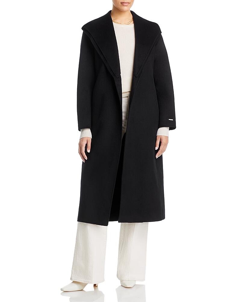 Tahari Elliot Belted Wrap Coat Cover