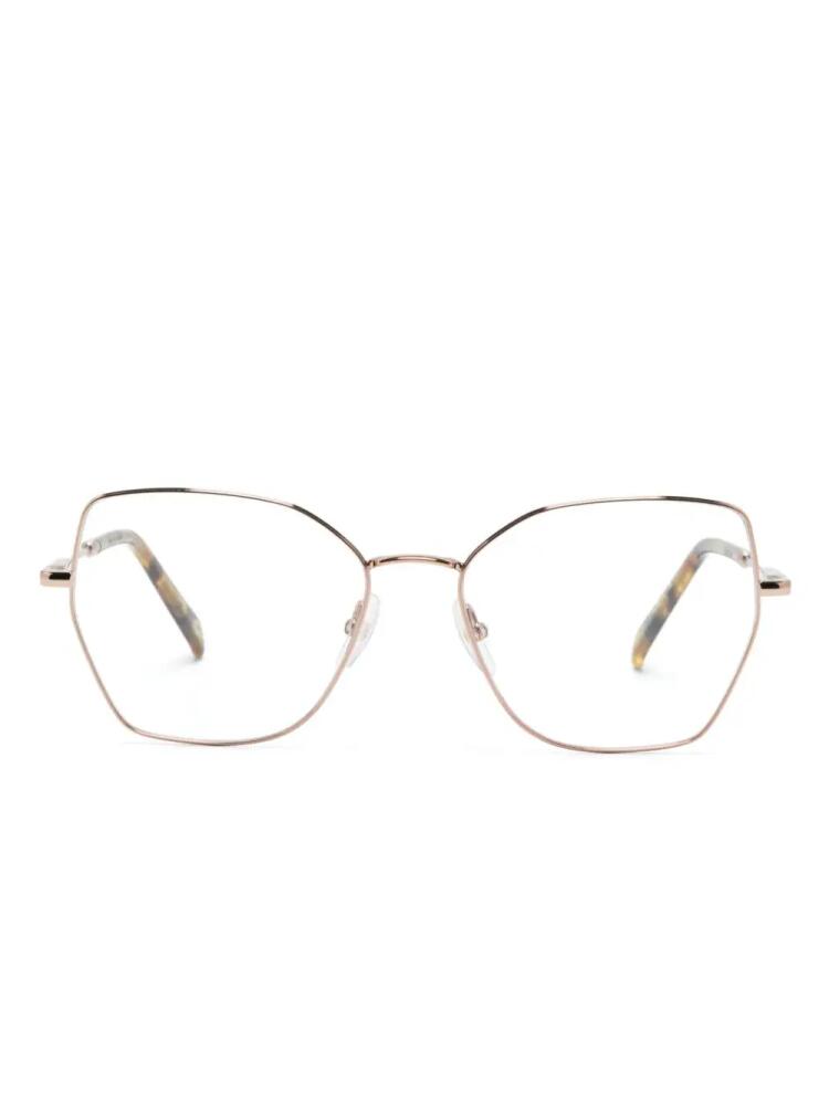 Etnia Barcelona Villa Gregoriana geometric-frame glasses - Brown Cover