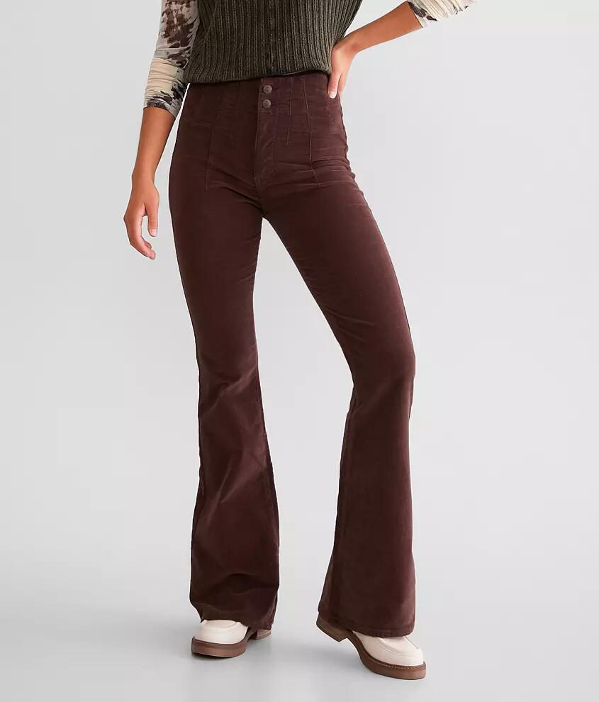 Free People Jayde Corduroy Flare Stretch Pant Cover