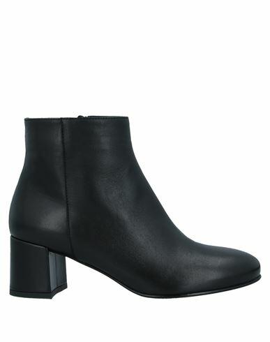 Luca Valentini Woman Ankle boots Black Leather Cover