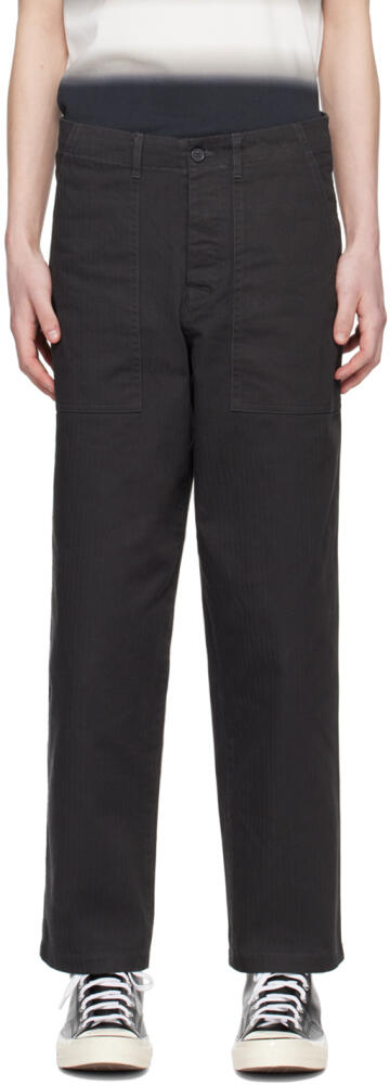 Fred Perry Gray Utility Trousers Cover