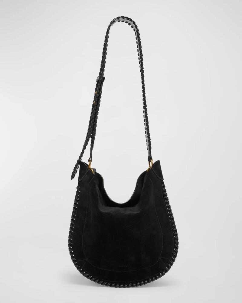 Isabel Marant Oskan Woven Suede Shoulder Bag Cover