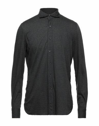 Giampaolo Man Shirt Grey Cotton Cover