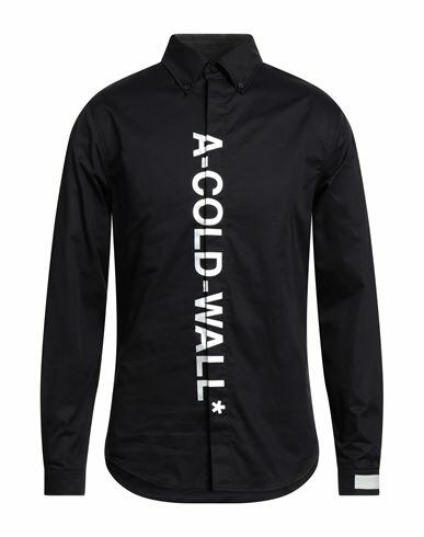 A-cold-wall* Man Shirt Black Cotton Cover