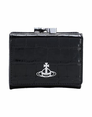 Vivienne Westwood Wallet Black Calfskin Cover