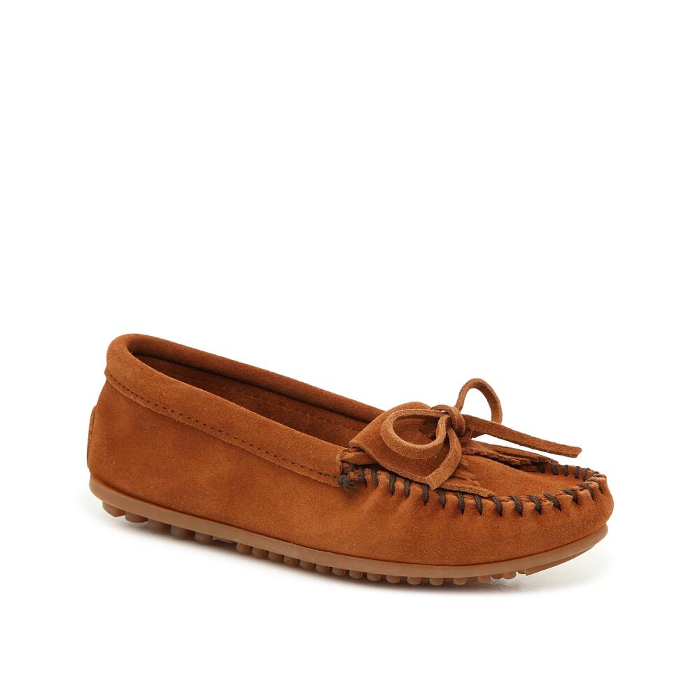 Minnetonka Wide Width Kilty Moccasin | Women's | Cognac Cover