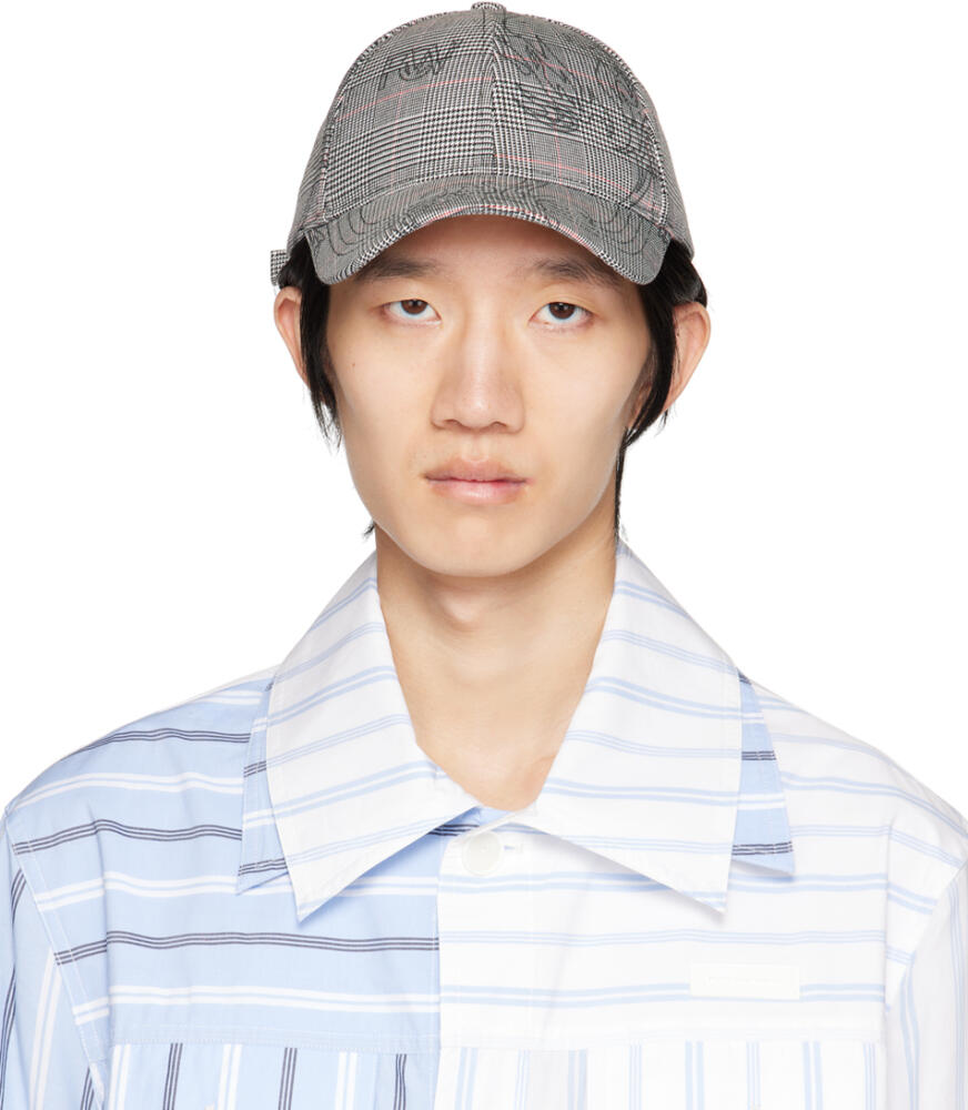 Feng Chen Wang Black & White Phoenix Baseball Cap Cover