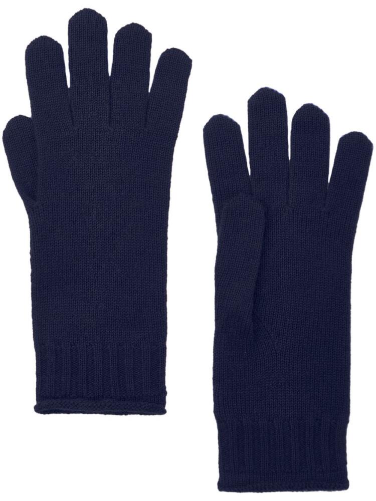 Chinti & Parker knitted gloves - Blue Cover