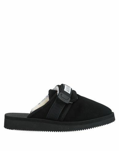 Suicoke Woman Mules & Clogs Black Cowhide, Shearling Cover