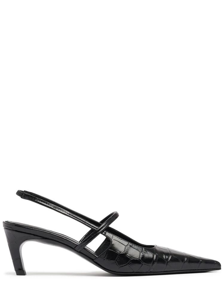 TOTEME 50mm The Sharp Patent Leather Slingbacks Cover