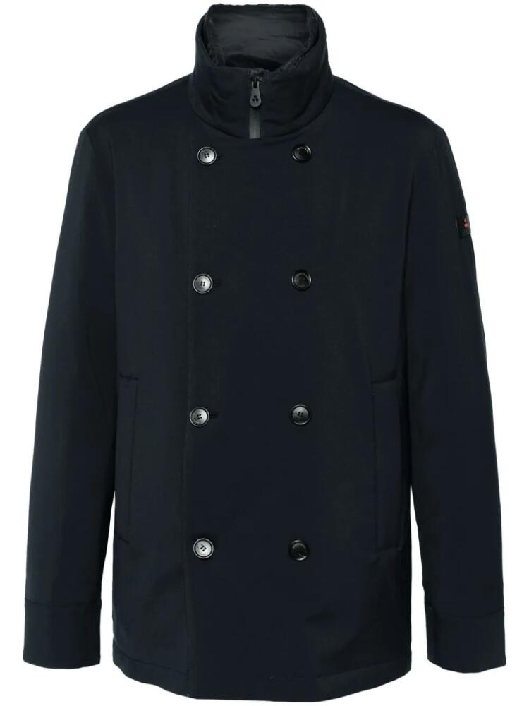 Peuterey detachable-bib coat - Blue Cover