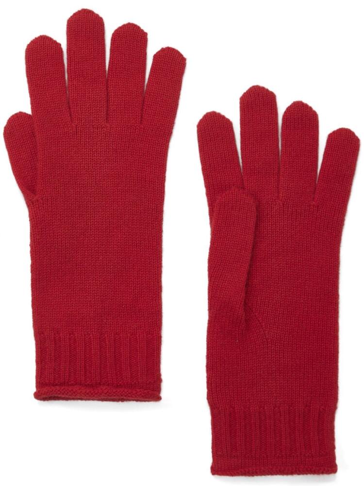 Chinti & Parker knitted gloves - Red Cover