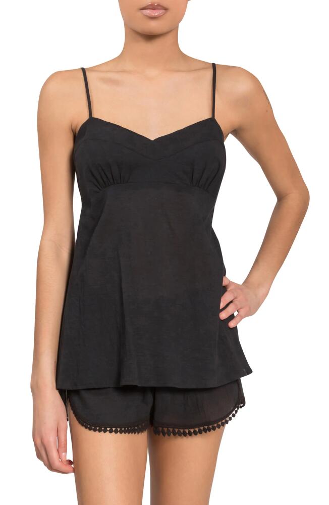 Everyday Ritual Lily Daisy Camisole Short Pajamas in Black Cover