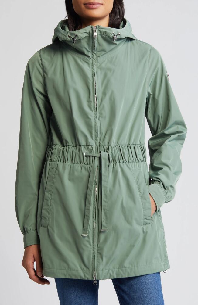 COLMAR Triumph Water Repellent Taffeta Rain Jacket in Dollar Cover