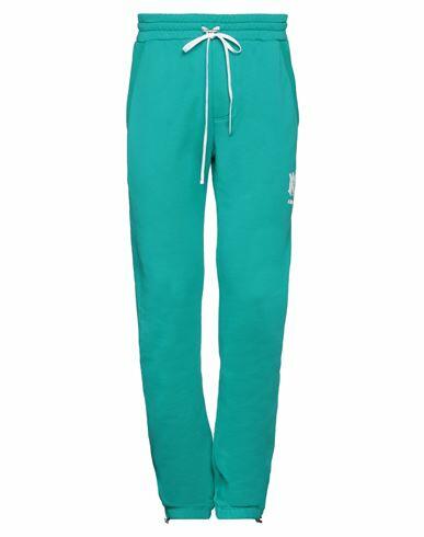 Amiri Man Pants Turquoise Cotton Cover